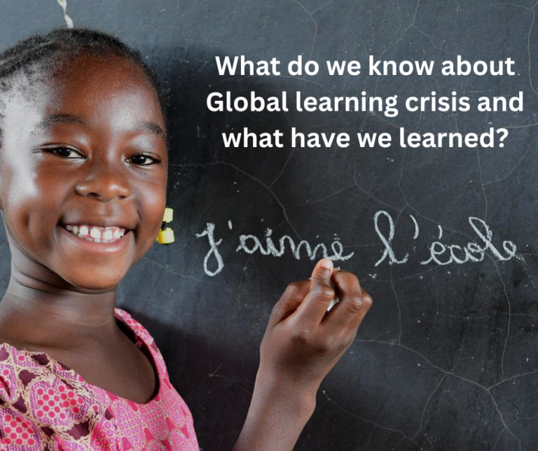 Addressing the Foundation Learning Crisis