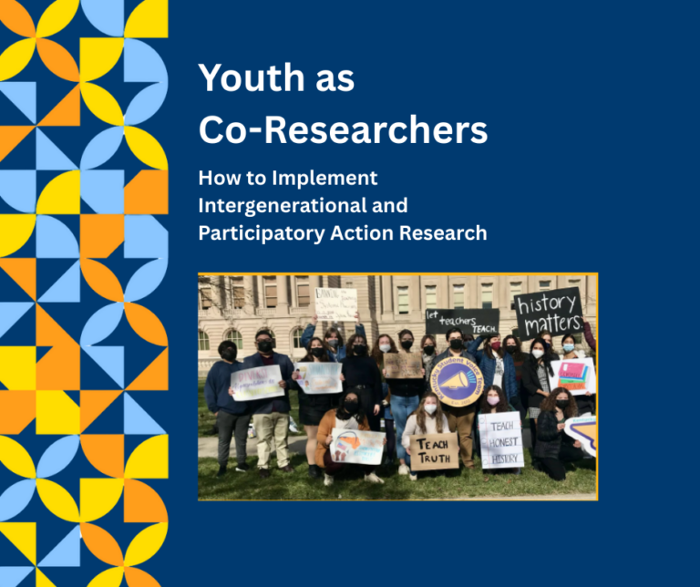 Youth as co-researchers: How to implement intergenerational and participatory action research