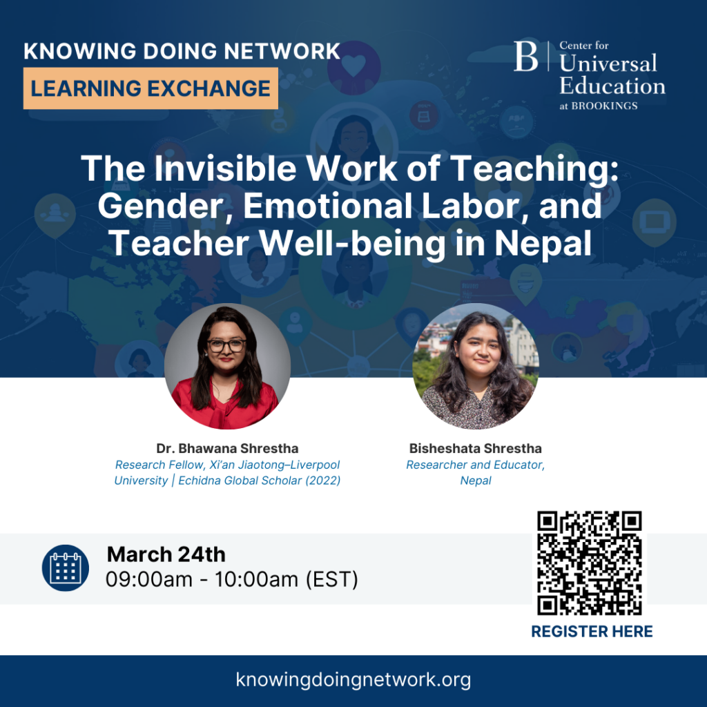 The Invisible Work of Teaching: Gender, Emotional Labor, and Teacher Well-being in Nepal