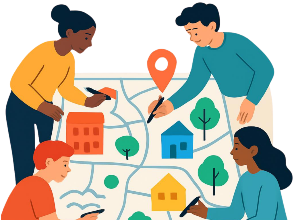 Community mapping exercise as a child/girl-friendly research tools